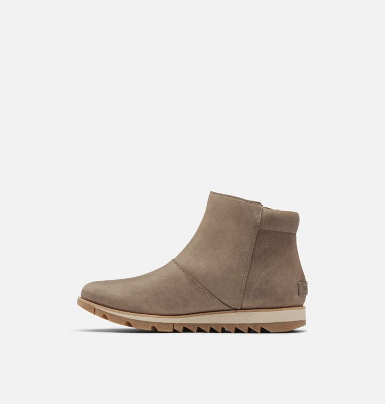 Sorel Dam Stövlar Khaki - Harlow™ Zip Låga - ZDO-651074